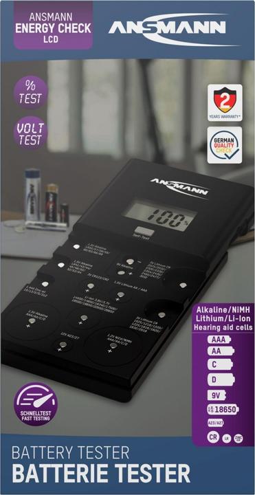 Actual product image Ansmann Energy Check LCD
