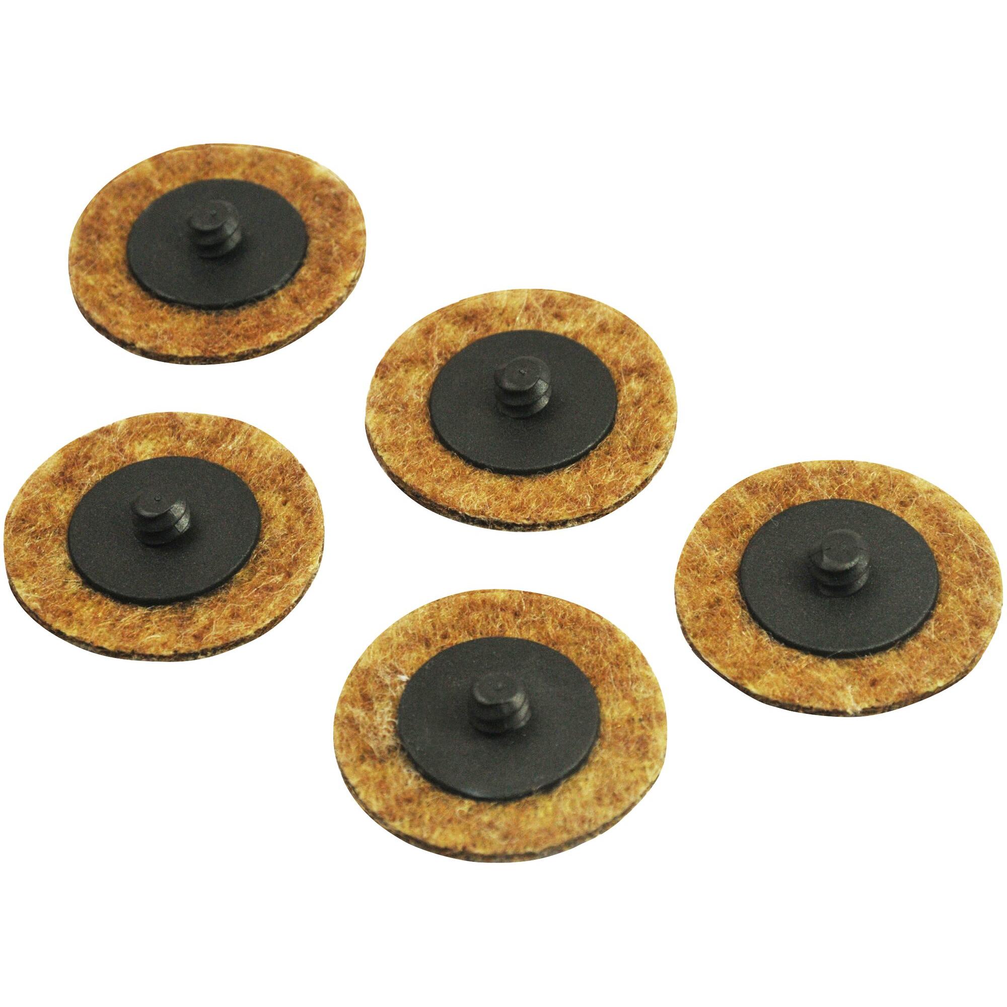HAZET, Schleifmittel, Schleifvlies ∙ ⌀ 50 mm ∙ Körnung 80 9033-11-080/5 ∙ Anzahl Werkzeuge: 5 (80)