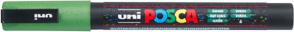 Actual product image Posca Marker PC-3M round tip (Glitter Green, 1.30 mm, 1 x)
