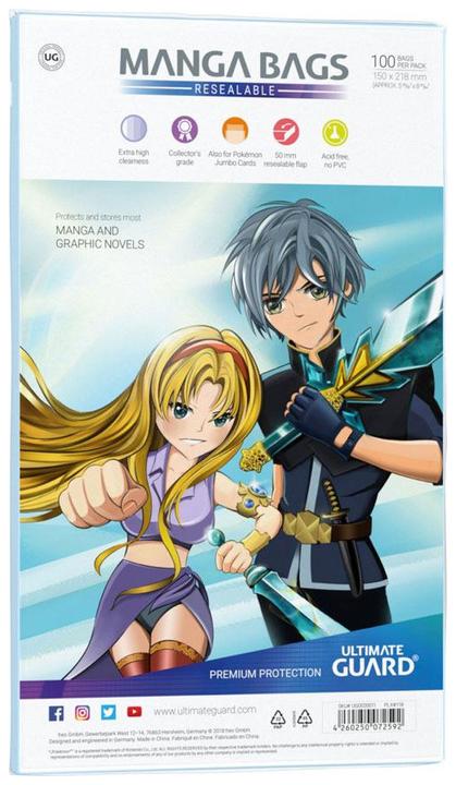 Produktbild Ultimate Guard Manga Bags Resealable (100x)