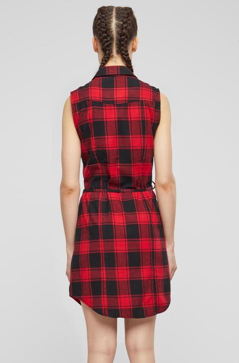 Actual product image Brandit Ladies Gracey Longshirt Top Size 5XL Colour Red/Black (5XL)