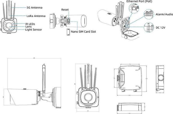 Produktbild Milesight MS-C2966-X12R(T)GOPC (1920 x 1080 Pixels)