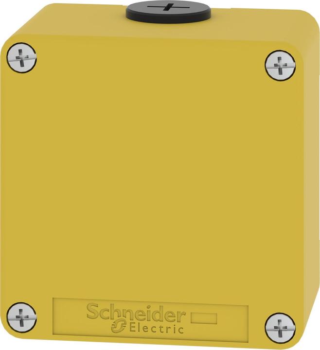 Produktbild Schneider Electric XAPK11 Leergehäuse XAP Metall gelb für Not-Aus/Ha - CSA (Gehäuse)