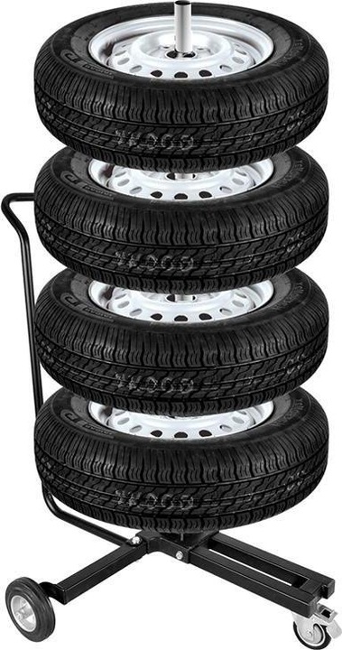 Actual product image ProPlus Rim stand mobile with handle 4 wheels