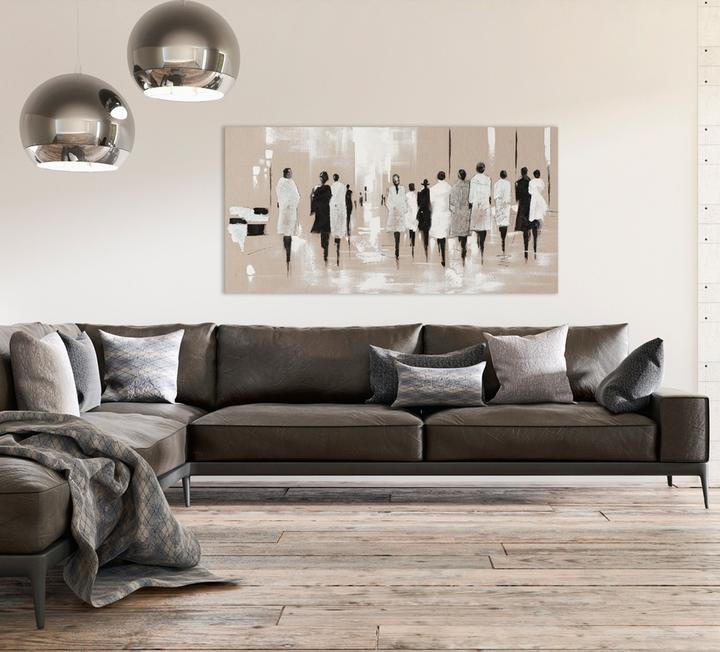 Image du produit Alldecor Image Black And White Figures (140 x 70 cm)