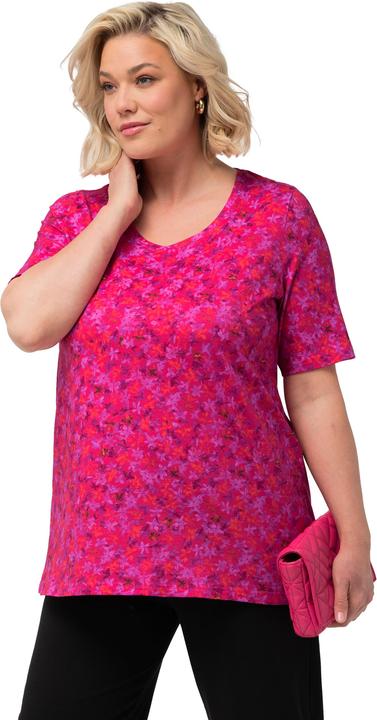 Produktbild Ulla Popken Shirt, gemustert, Rundhals, Halbarm (68)