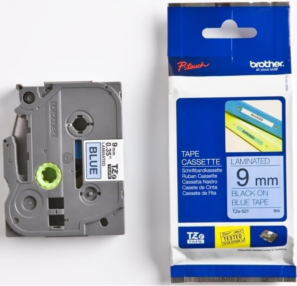 Produktbild Brother Tze-521 (0.90 cm, Blau)