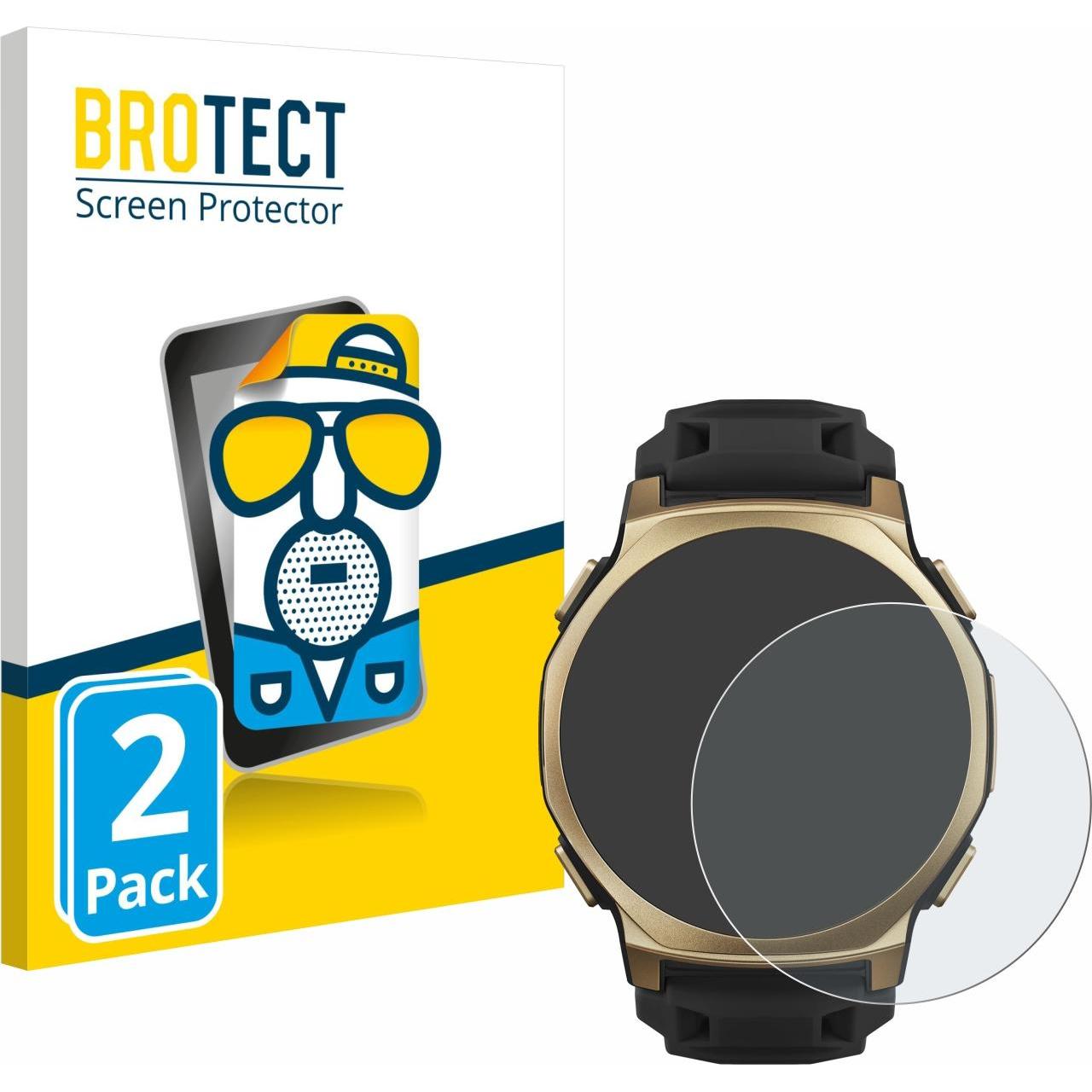 BROTECT Pellicola Opaca, Pellicola protettiva per smartwatch, Grigio
