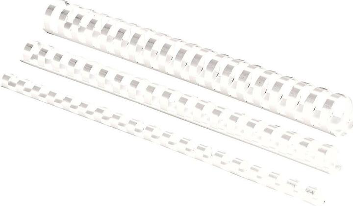 Immagine prodotto Fellowes Spine di plastica per raccoglitori A4 100 pz. - 8 mm, bianco