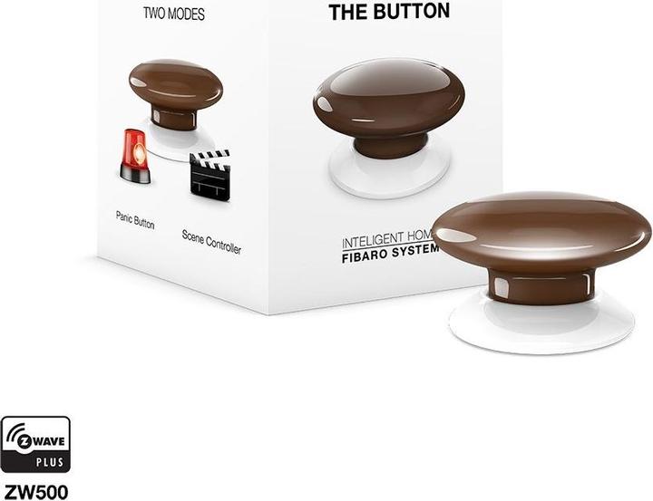 Produktbild Fibaro The Button braun