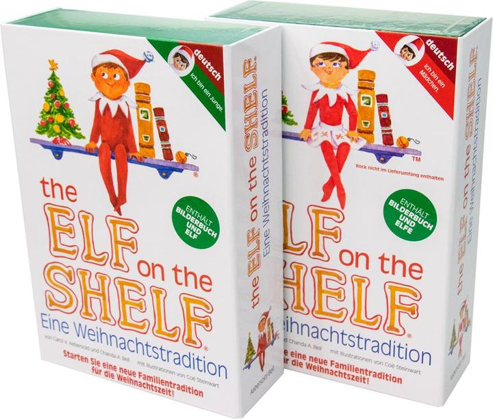 Image du produit Elf on the Shelf fille avec livre, version allemande