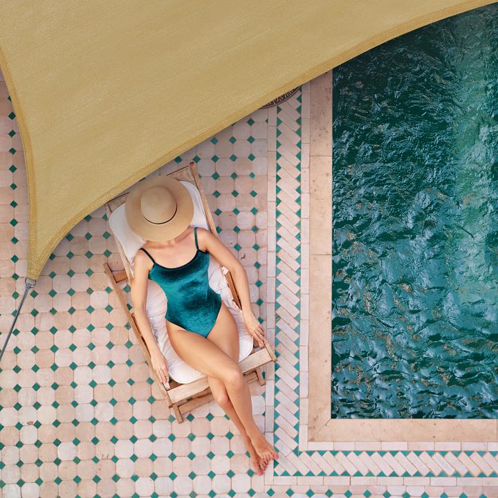 Actual product image Relaxdays Shade sail (400 x 345 x 0.2 cm)