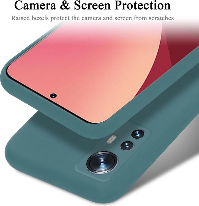 Produktbild Cadorabo TPU Liquid Silicone Case Hülle für Xiaomi 12 / 12X (Xiaomi 12X)