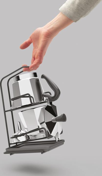 Actual product image Metaltex Drip rack Moka-Station 3 Lava16x12x20 cm