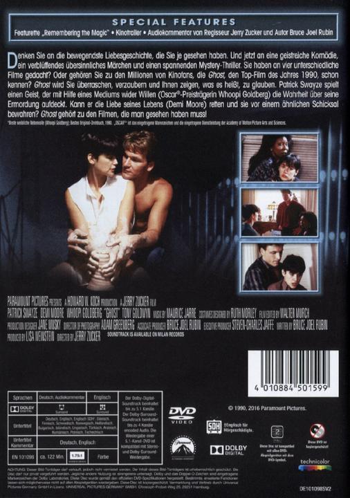 Image du produit Message de Sam Ghost (DVD, 1990, Allemand, Anglais)