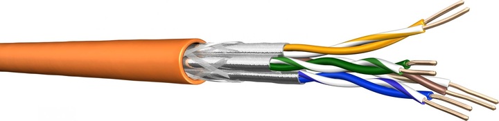Produktbild Draka Verlegekabel UC900 HS23, Cat 7, S/FTP, PiMF, orange, 100m Ring (S/FTP, CAT7, 100 m)