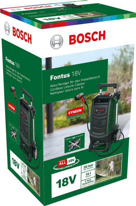 Actual product image Bosch Home & Garden Fontus GEN II BT (Rechargeable battery operated)