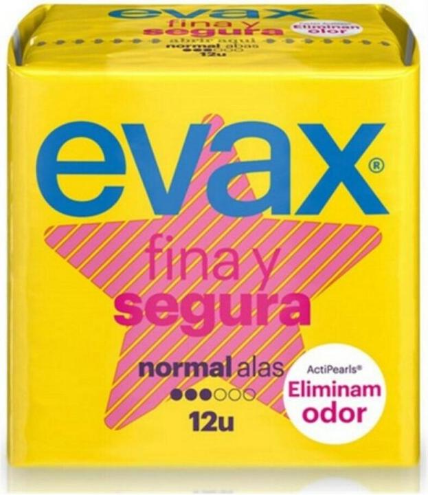 Produktbild Evax Fina & Segura Normal Damenbinden Mit Flügeln (12 Stück) (Intimgel)