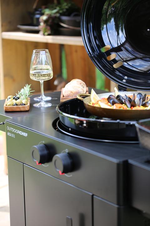 Produktbild Outdoorchef Kugelgrill Arosa 570 G EVO Plus Black 50mbar (15.80 kW)
