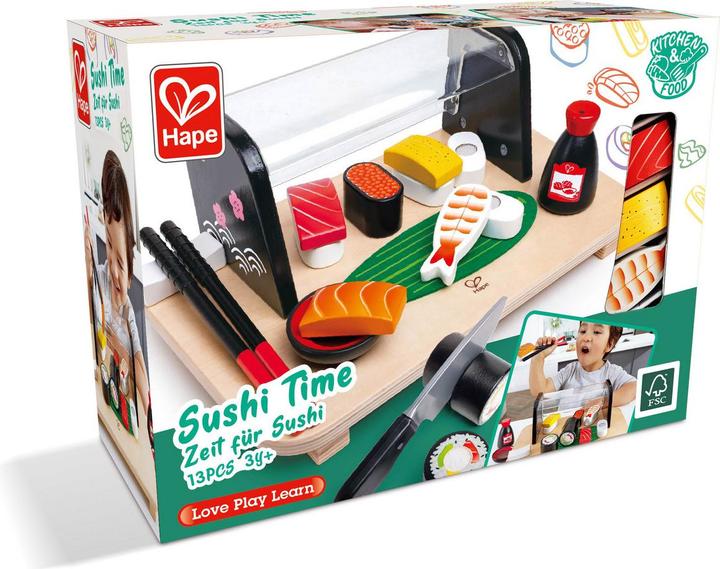 Actual product image Hape Sushi Time