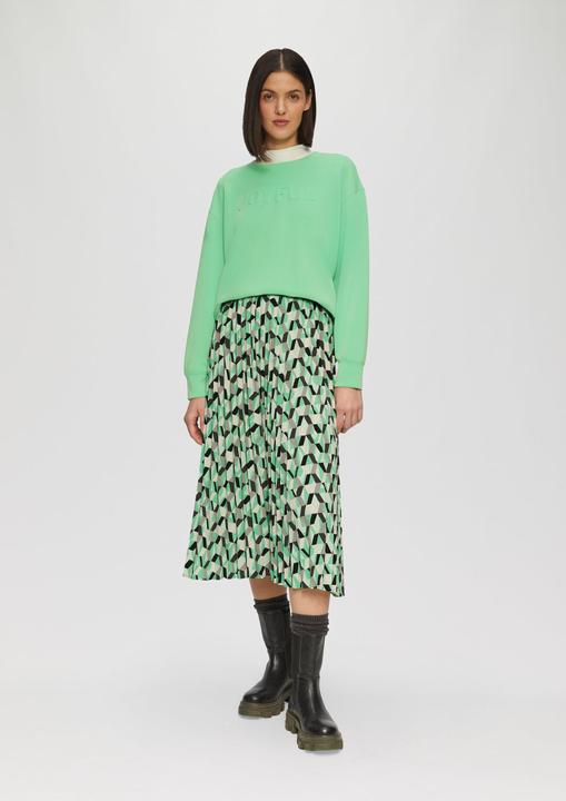 Actual product image S.Oliver Rock Plissee-Rock in Midi-Länge mit All-over-Print (40)