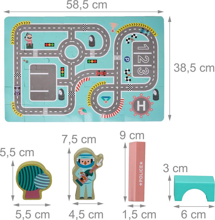 Produktbild Relaxdays Holzbausteine-Set