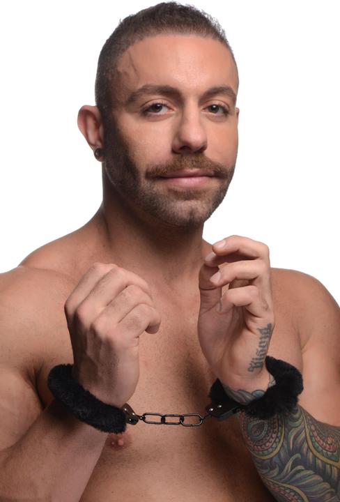 Actual product image Master Series Cuffed in Furry Handcuffs