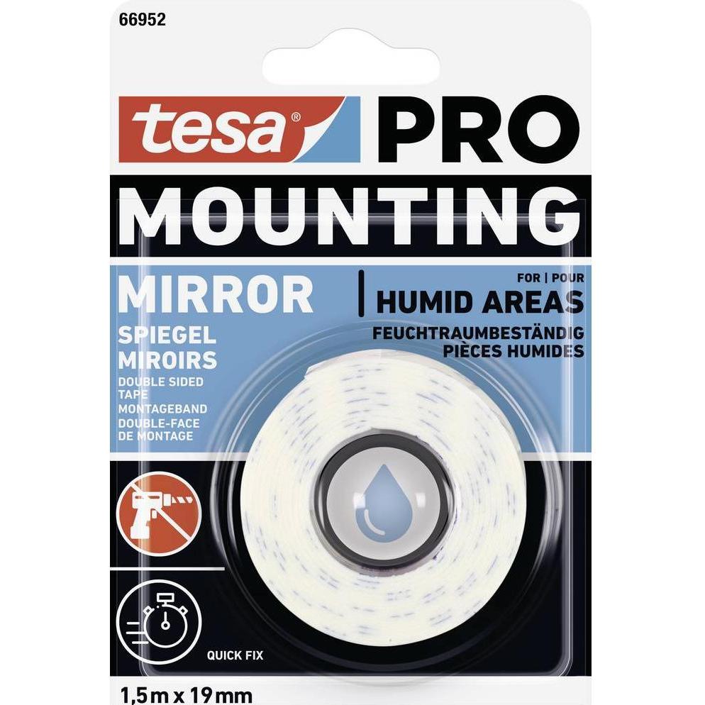 tesa, Klebeband, Mounting PRO Spiegel 1,5m:19mm (19 mm)