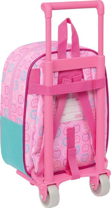 Produktbild Gabby's Dollhouse Schulrucksack mit Rädern Party Rosa 22 x 27 x 10 cm