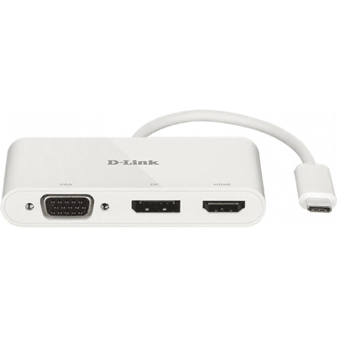 Thumbnail - D-Link DUB-V310 (USB-C, 3 Ports), Dockingstation + USB Hub, Weiss