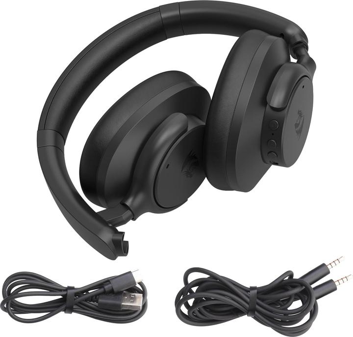 Actual product image Redragon H610 Vibecore 600X Black (ANC, 40 h, Cable, Wireless)