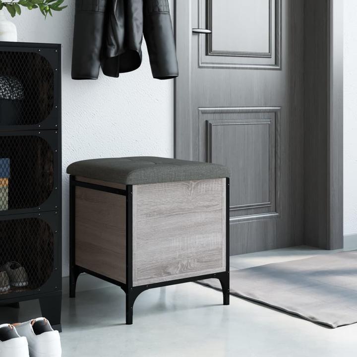 Produktbild VidaXL Sitzbank mit Stauraum Grau Sonoma 42x42x45 cm (42 cm)