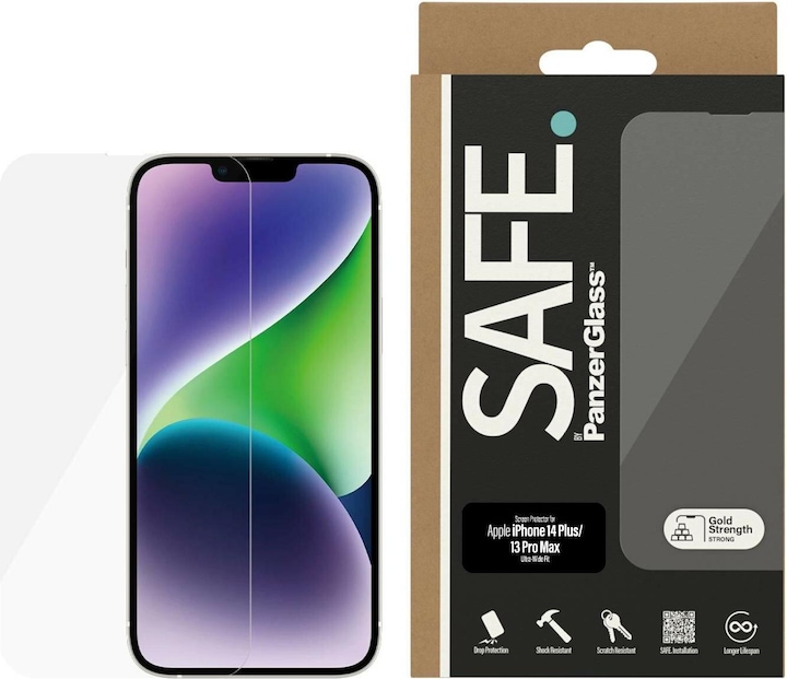 Actual product image PanzerGlass Case Friendly (1 Piece, Apple iPhone 13 Pro Max, Apple iPhone 14 Plus)