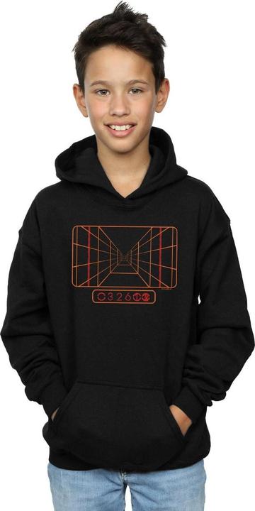Actual product image Star Wars Boys Targeting Computer Hoodie (152, 158)