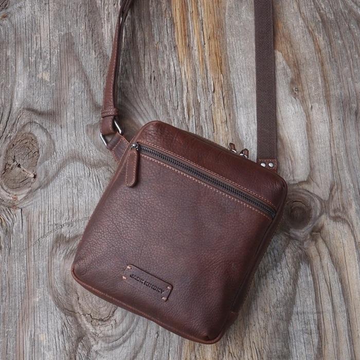 Actual product image Jack kinsky Porto Umhängetasche Leder 20 cm