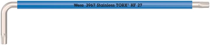 Productafbeelding Wera 3967 SXL HF TORX® haakse moersleutel Veelkleurig met vasthoudfunctie, lang, roestvrij staal