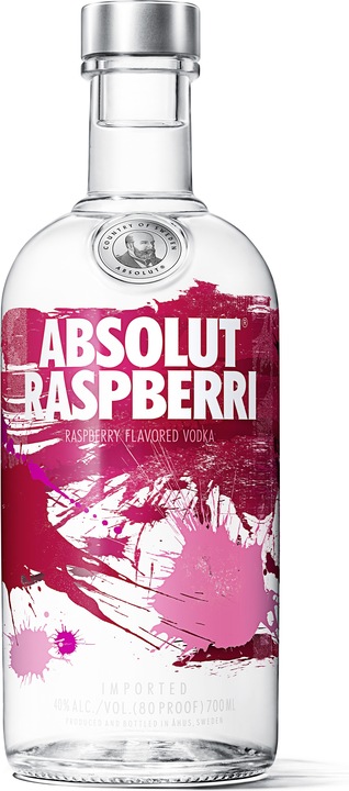 Produktbild Absolut Vodka Raspberri (1 x 70 cl)