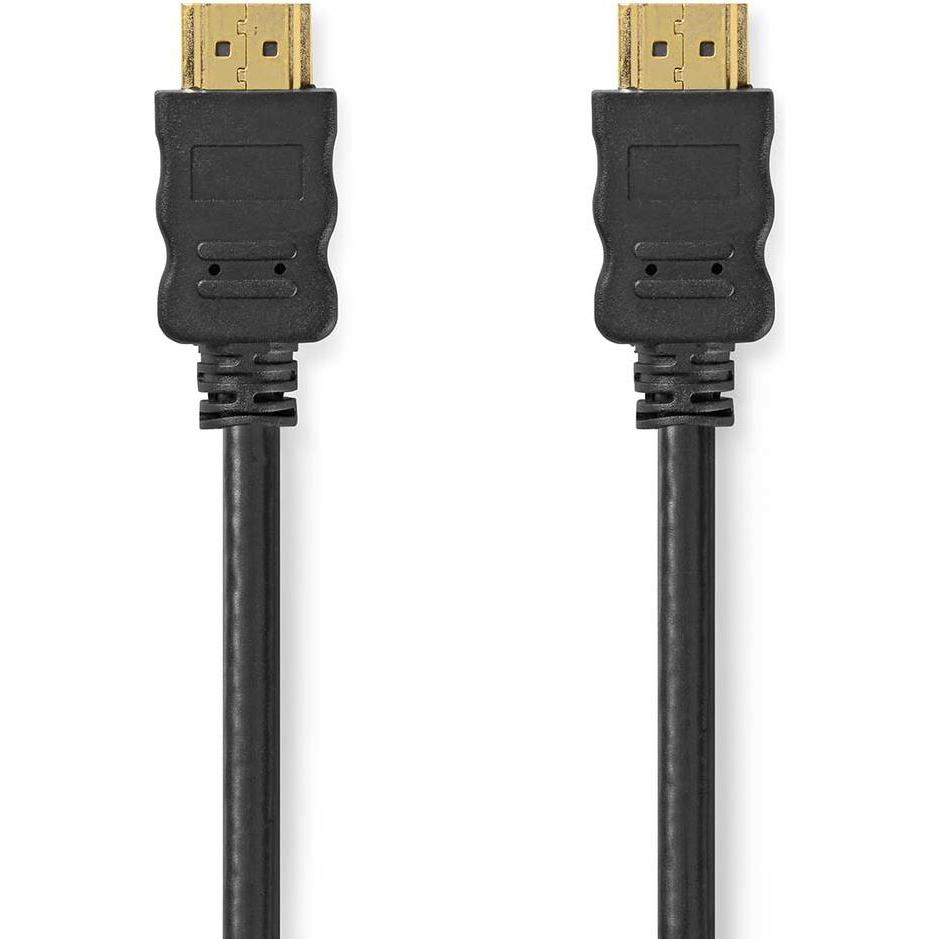 Nedis High Speed ​​HDMI ™ Kabel mit Ethernet HDMI™ Stecker HDMI™ Stecker 4K@30Hz ARC 10.2 (10 m, HDMI), Video Kabel