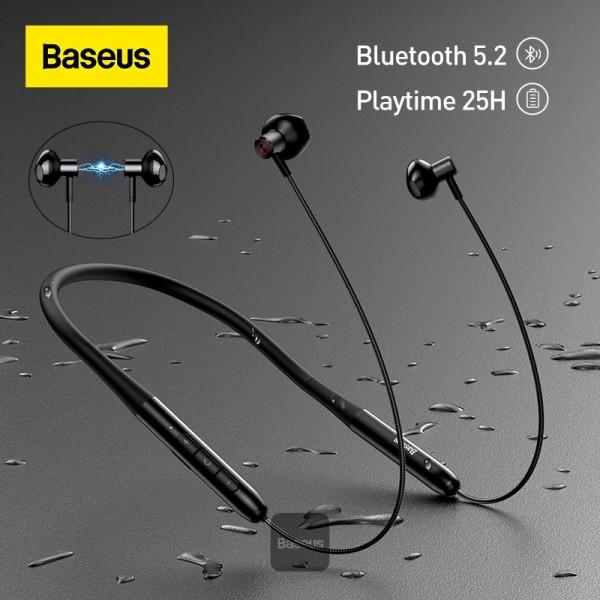 Produktbild Baseus Neckband Magnetic Sport Earphones Bowie P1 (black) (Keine Geräuschunterdrückung, 25 h, Kabellos)
