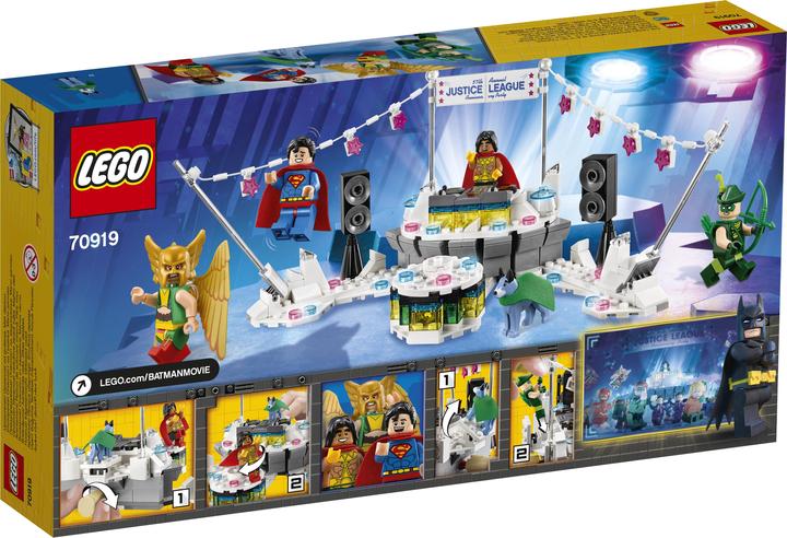 Image du produit LEGO La fête d'anniversaire de la Justice League (70919, LEGO DC)