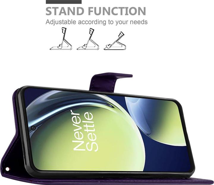 Image du produit Cadorabo Housse pour OnePlus Nord CE 3 Lite 5G avec motif fleurs (Oppo Find X3 Lite 5G)