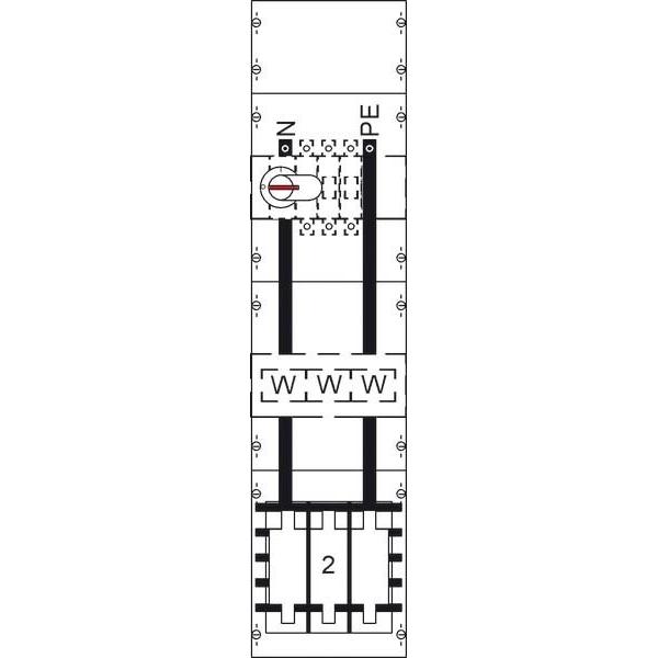 Thumbnail - Striebel & John, Verteilerschrank Zubehör, STR KA4067 W Feld kpl. BH3