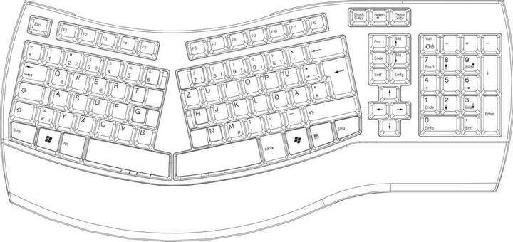 Actual product image Perixx Periboard-512 (DE, Cable)