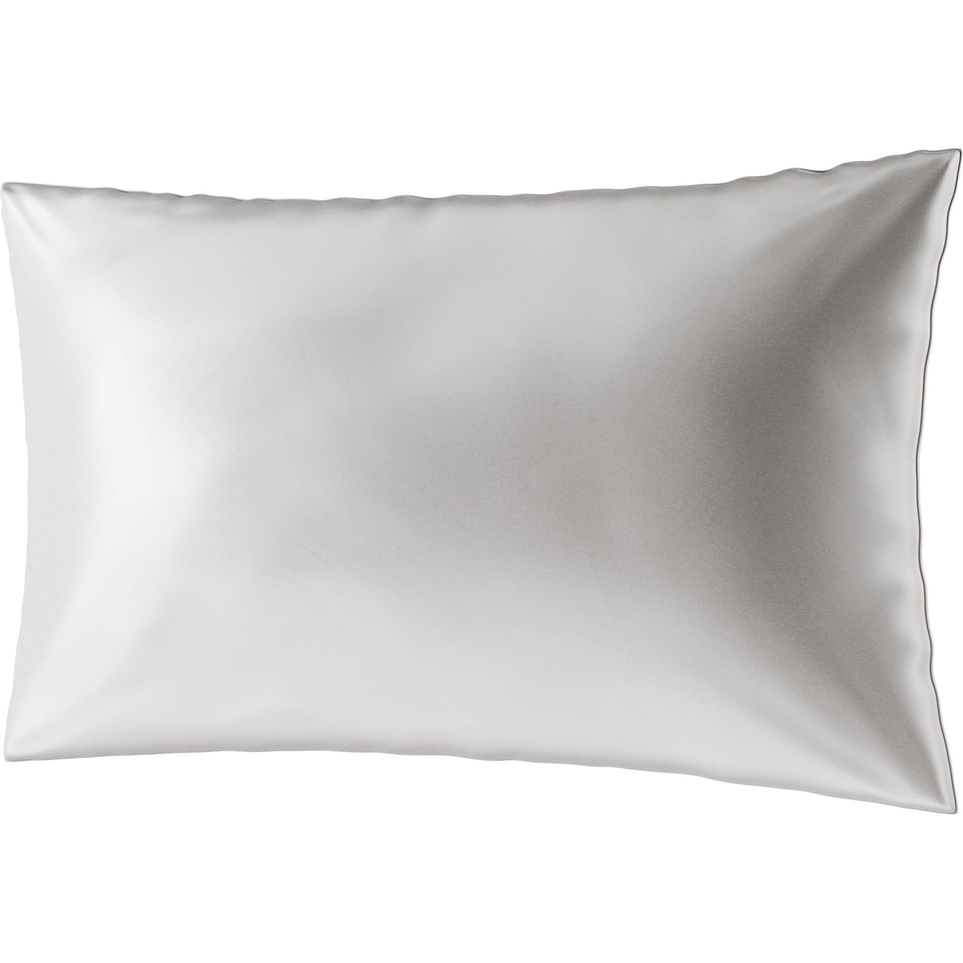 Ailoria, Bettwäsche, BEAUTY SLEEP Silk Zipper Pillowcase (65x100) (white) (Kopfkissenbezug, 100 x 65 cm)
