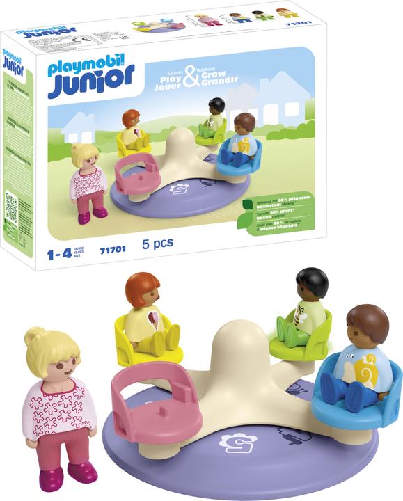 Actual product image Playmobil 71701 Playm. 1.2.3: Number carousel (71701, Playmobil 1.2.3)