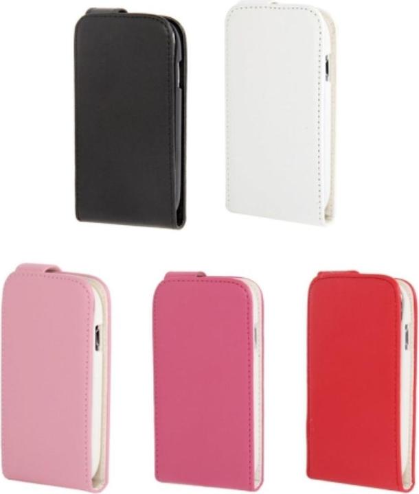 Produktbild König Design Schutzhülle Handy Tasche Flip für Samsung Galaxy S3 mini i8190 / i8195 / i8200 Pink (Samsung Galaxy S3 Mini)