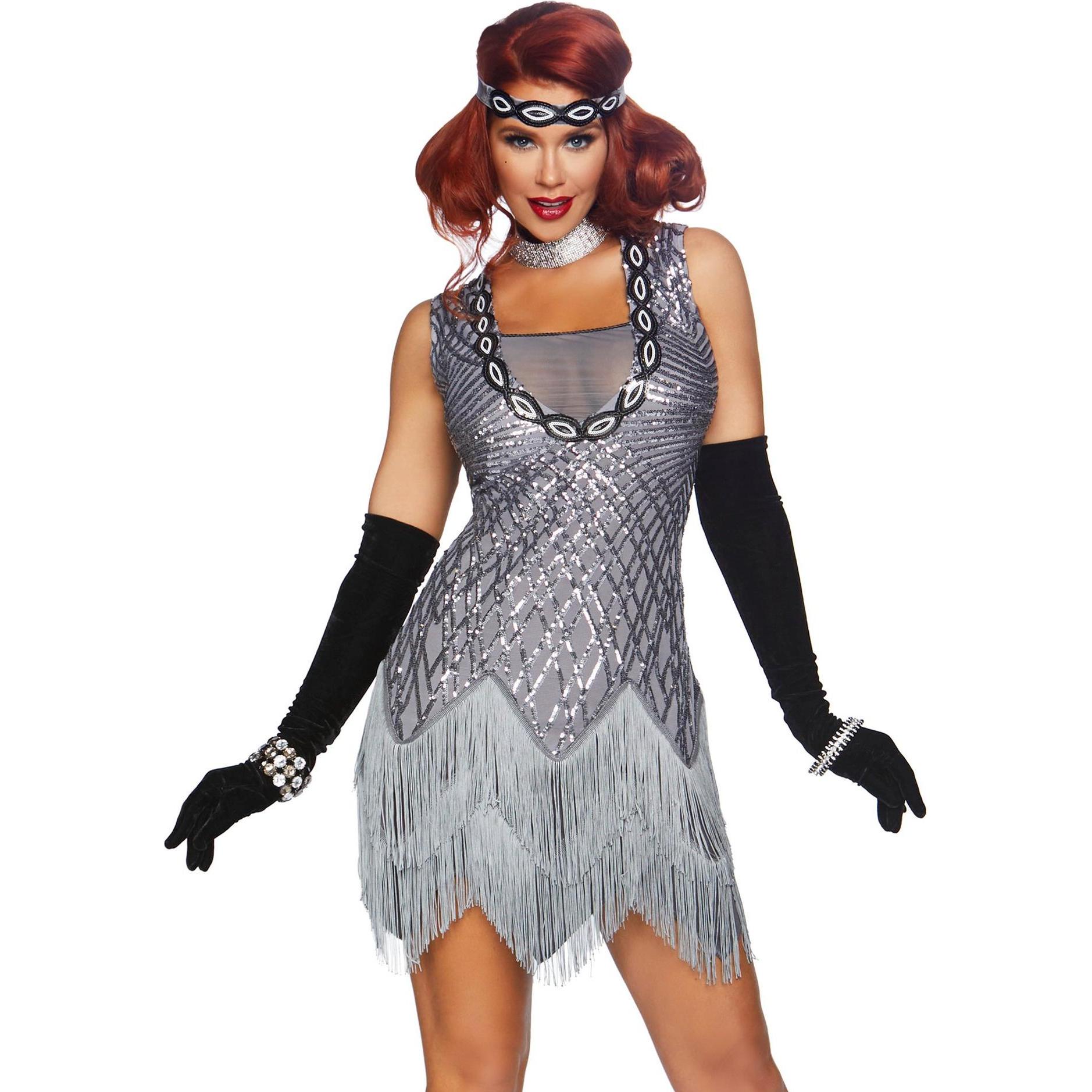 Leg Avenue 20er Jahre Charleston - Glitter Flapper (S)