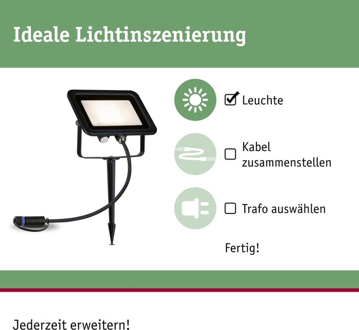 Produktbild Paulmann Outdoor Plug & Shine Flood Spot (1700 lm, IP65)