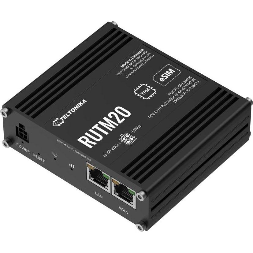 Teltonika RUTM20: Kompakter globaler 5G-Router für IoT- und Industrieanwendungen, Router