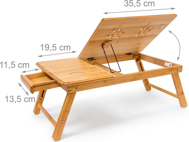 Image du produit Relaxdays Plateau de lit